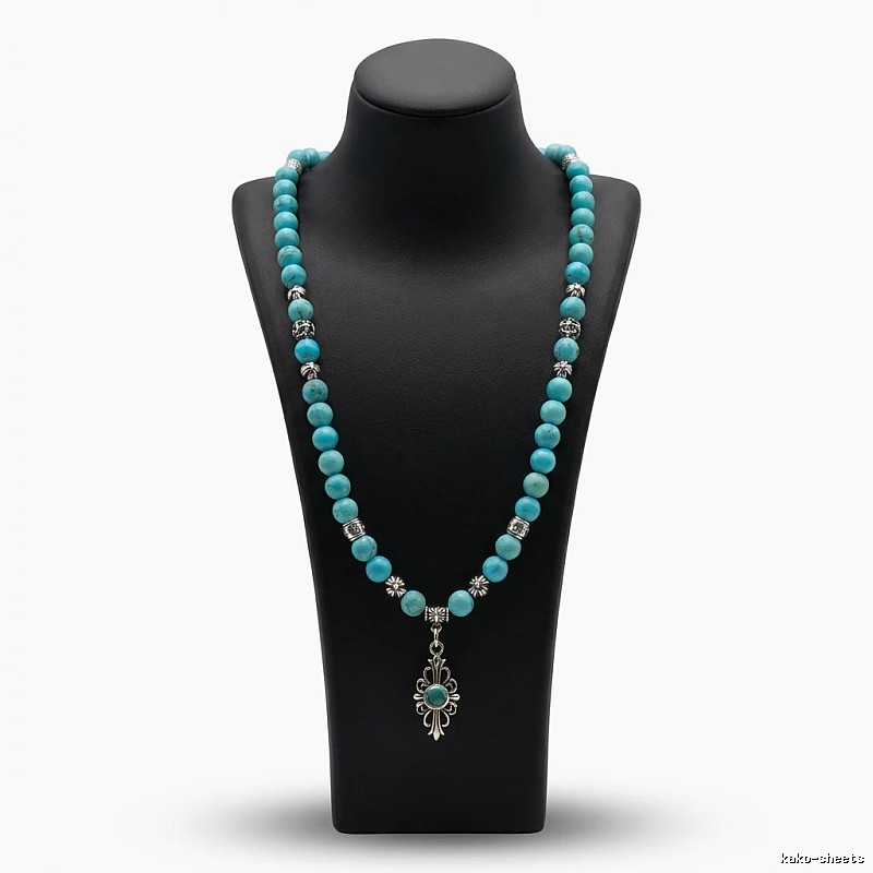 Chrome Hearts Turquoise Vintage Necklace
