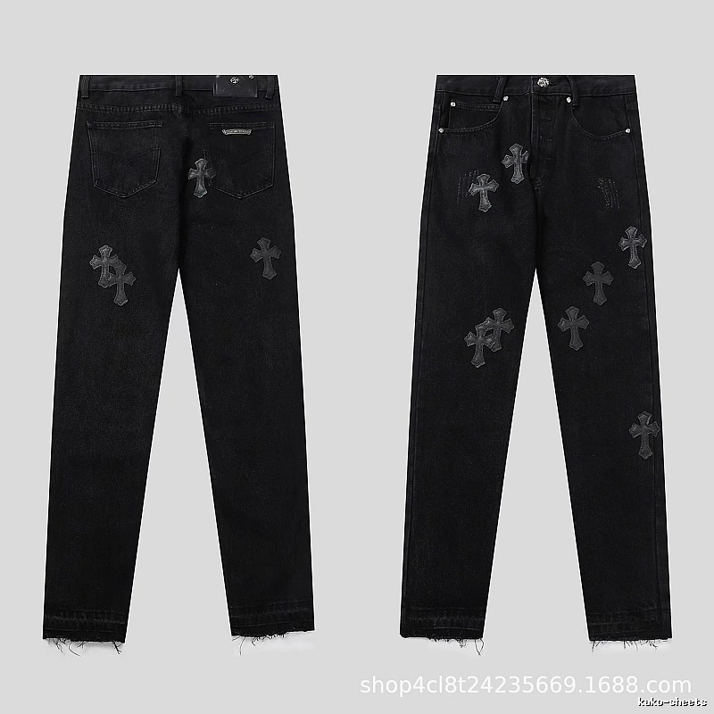 Chrome Hearts Weekend Graphic jeans Light Denim Jeans for Seasonal Looks