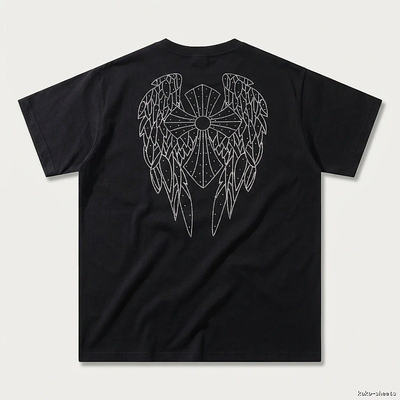 Chrome Hearts Wings Dark Style T-shirt