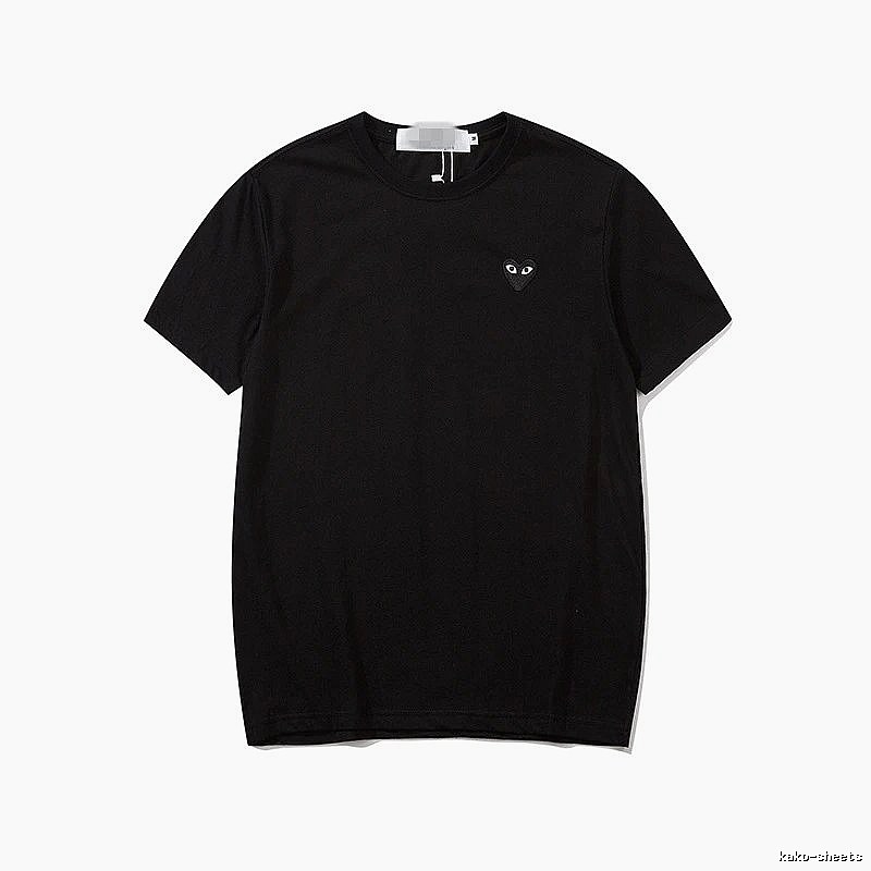 Comme des Garcons PLAY 2021-95 Black Style 2195 Heart Logo T-Shirt Everyday Rotation
