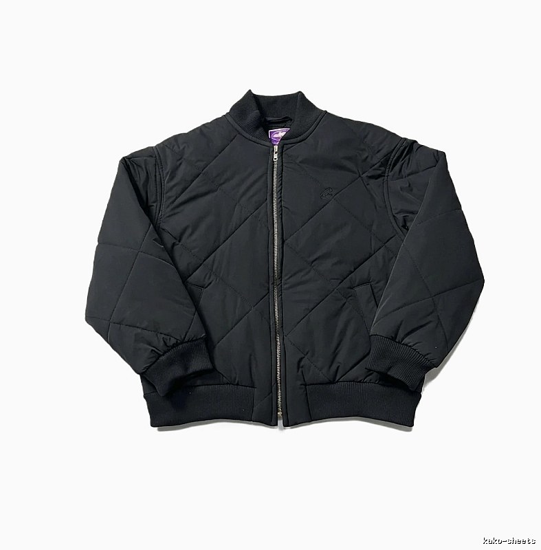 Corteiz black quilted jacket