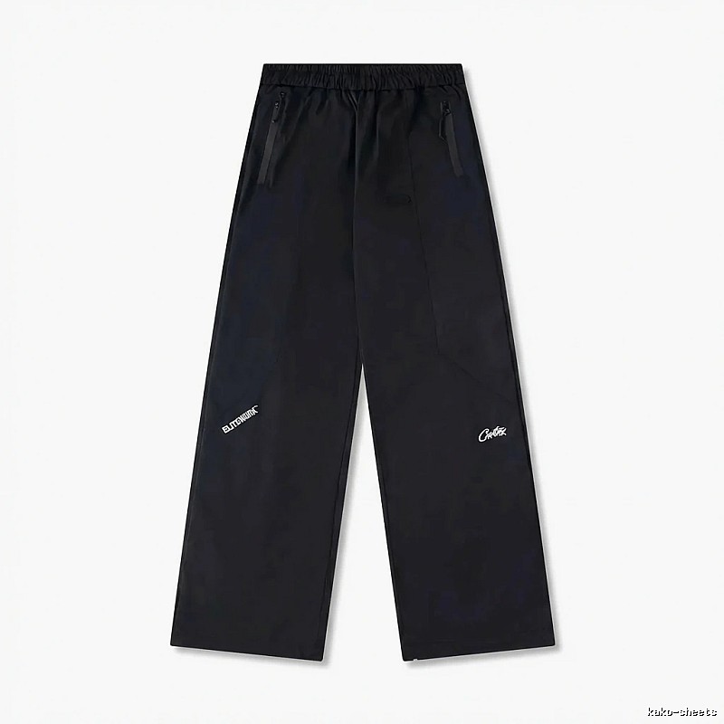 Corteiz Elite Series Trendy and Cool Style Black Long Pants