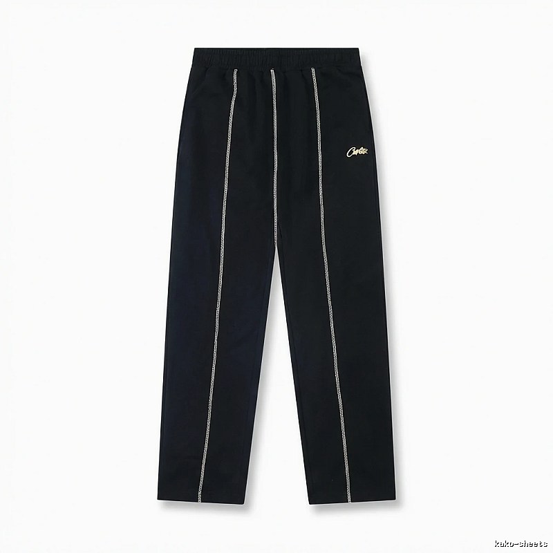 Corteiz minimalist style black trousers
