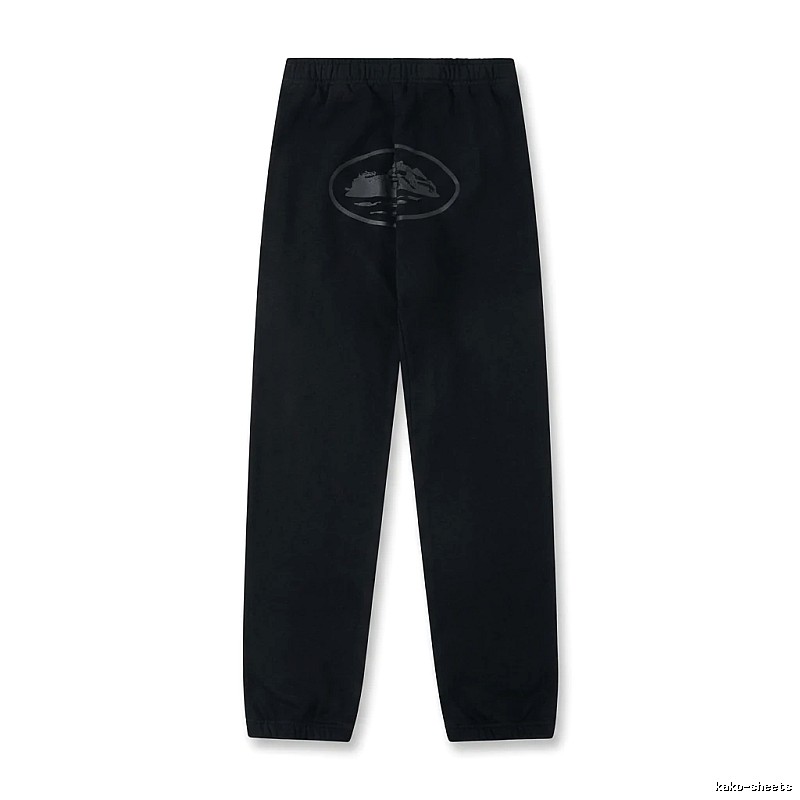 Corteiz Printed Casual Black Pants
