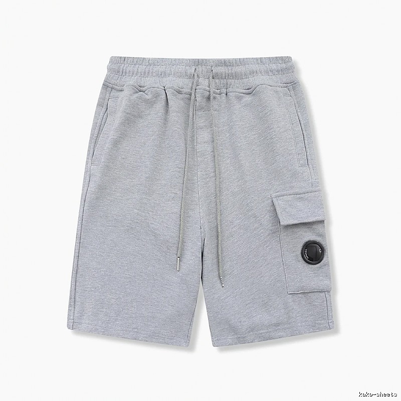 C.P. Company workwear-style grey shorts