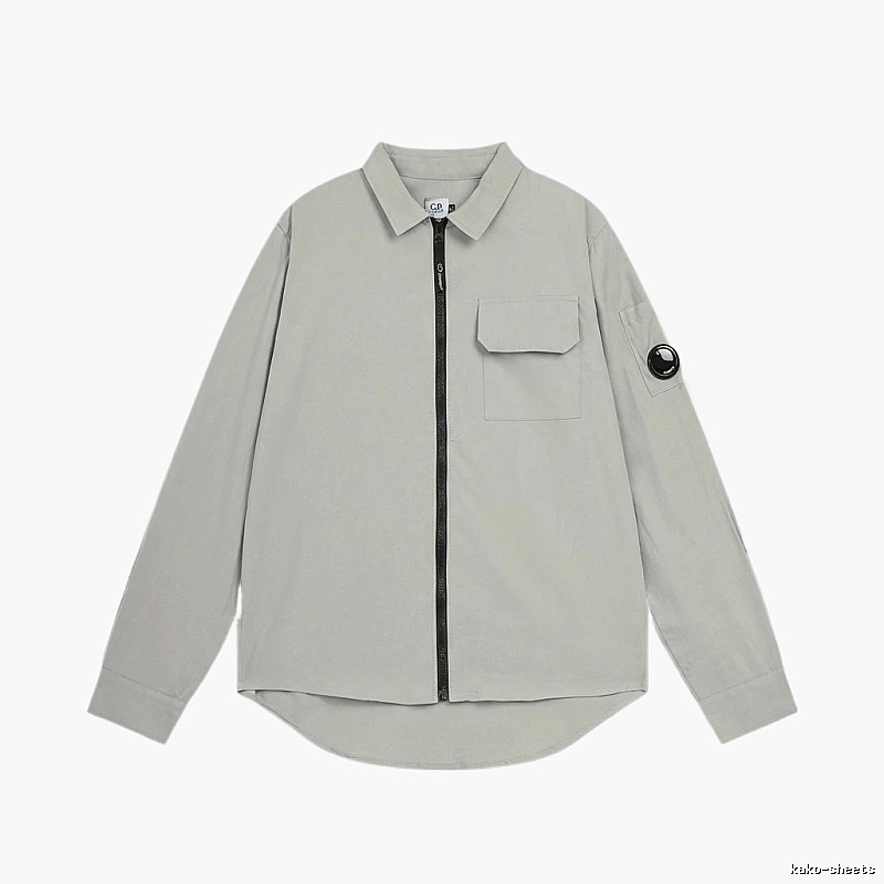 C.P. Grey Workwear-style Shirt