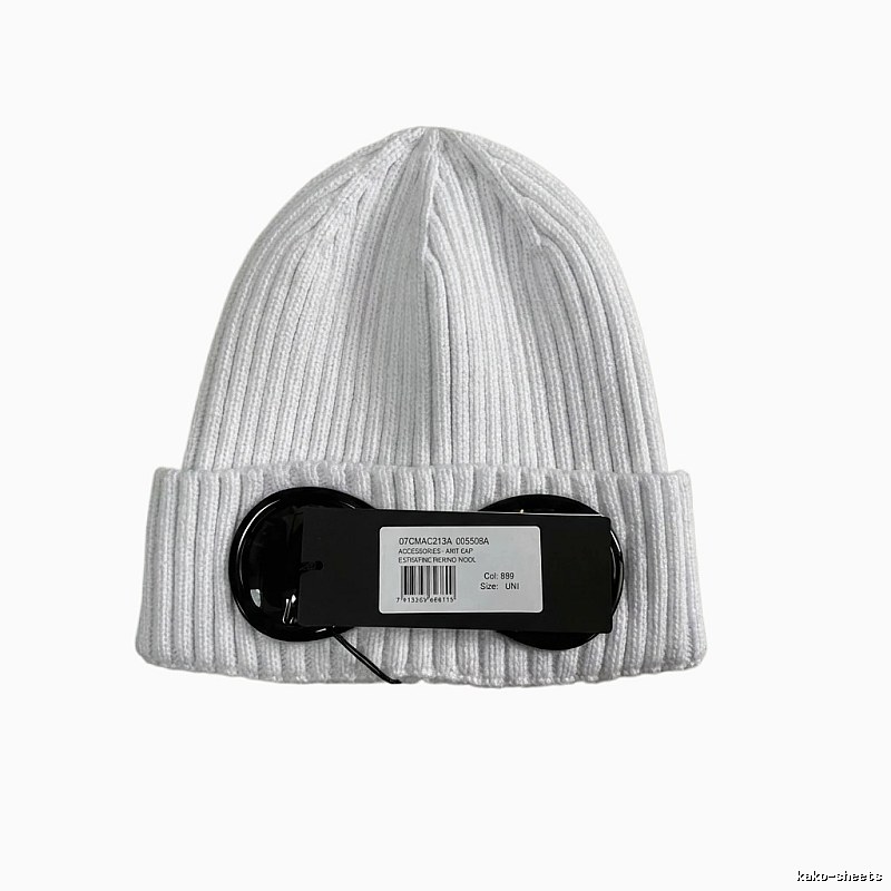 C.P. Pure Color Minimalist Style White Hat