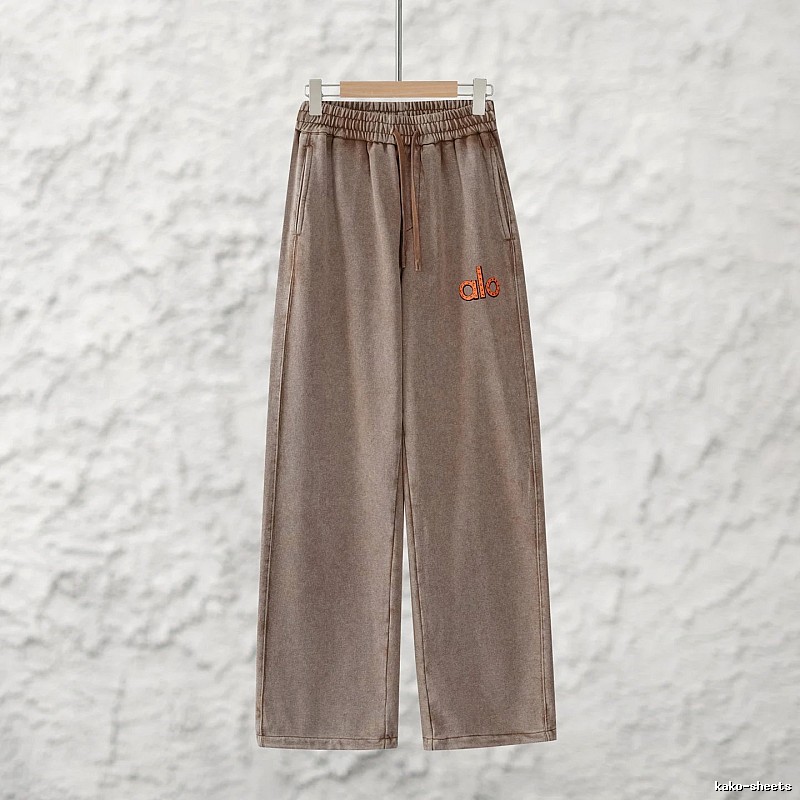 Daily Taupe Alo Yoga Wide Lounge Pants