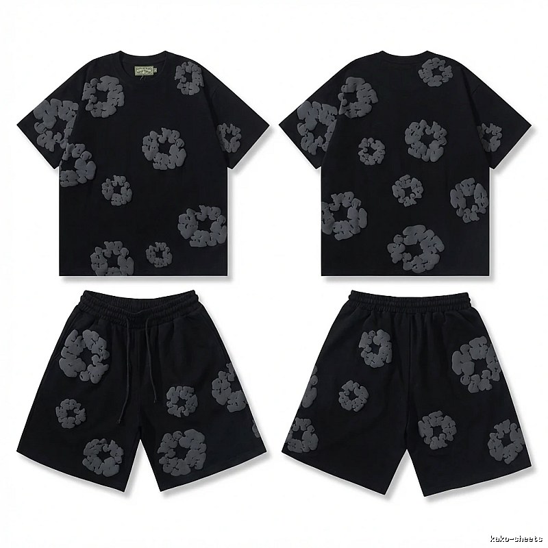 DENIM TEARS Printed Casual Black Suit
