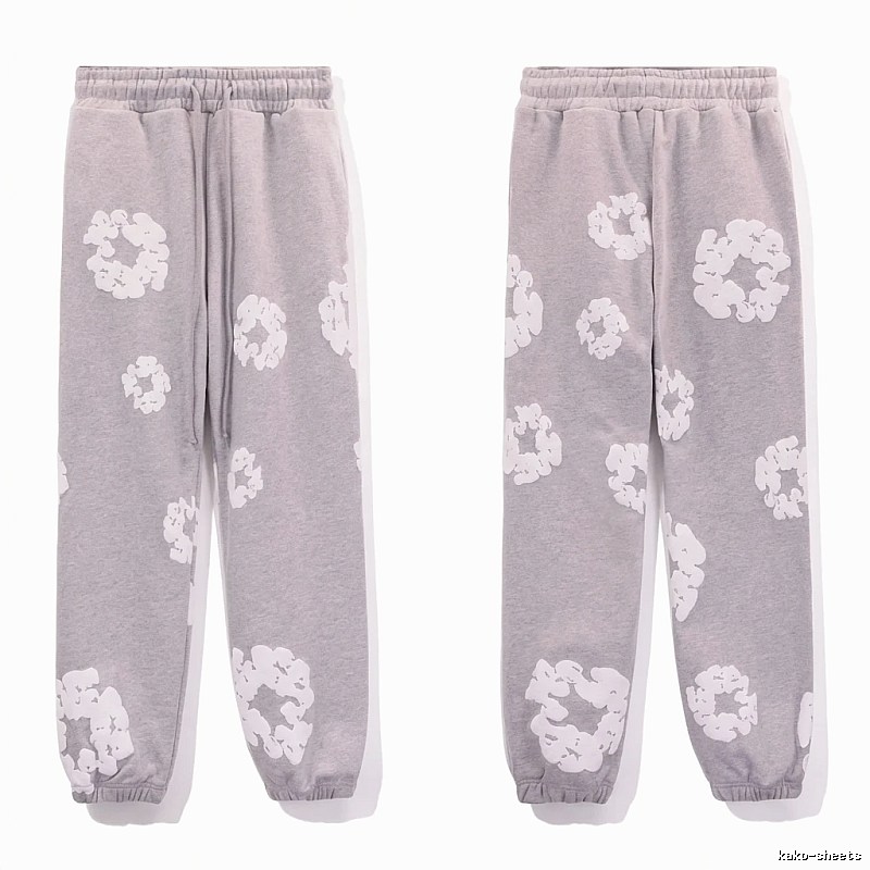 DENIM TEARS Printed Casual Grey Pants