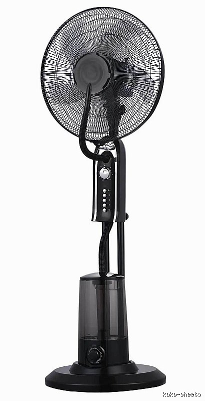 Desktop Pedestal Cooling Fan For Remote Cooling 16-inch Mechanical Control eu Plug