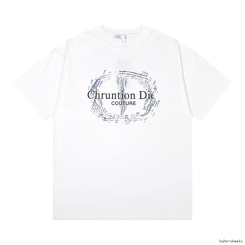 Dior Couture Trendy Style White Short-sleeve T-shirt