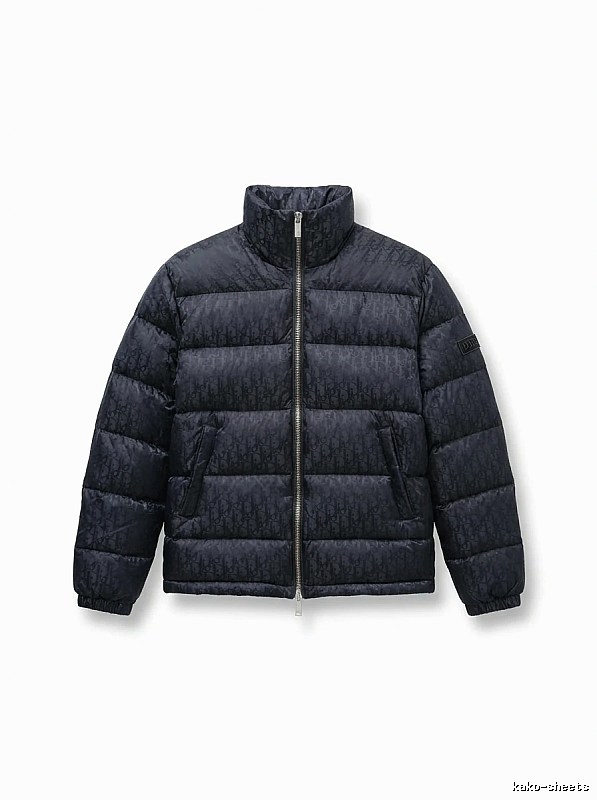 Dior's classic fashionable black down jacket