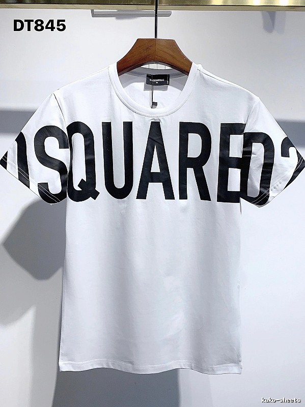 DSQUARED2 Lettering Street Style White T-shirt