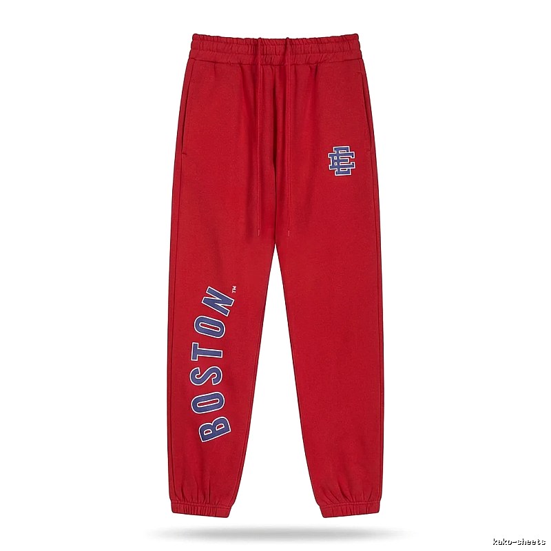 Eric Emanuel American Retro Red Sweatpants