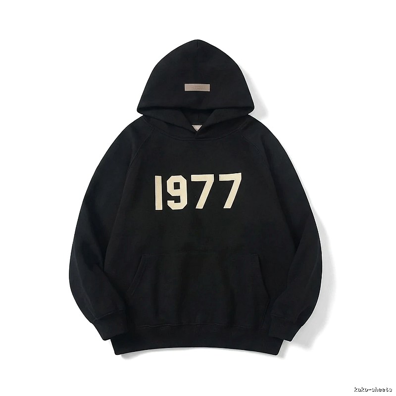 ESSENTIALS 1977 Series Black Sweatshirt