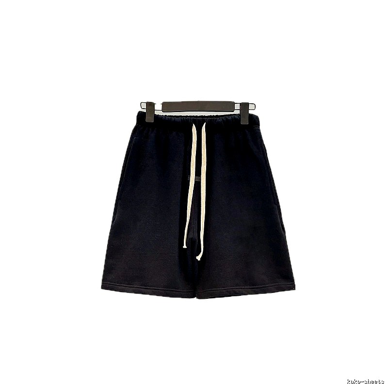 ESSENTIALS Basic Black Shorts