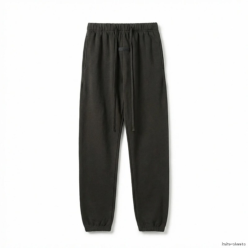 ESSENTIALS Basic Casual Black Pants