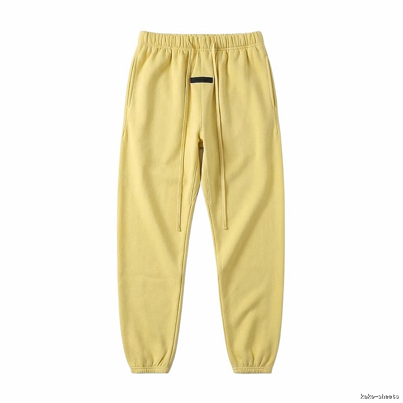 ESSENTIALS Basic Casual Yellow Sweatpants