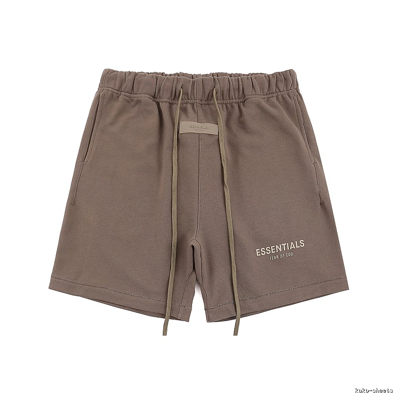 ESSENTIALS Basic Khaki Shorts