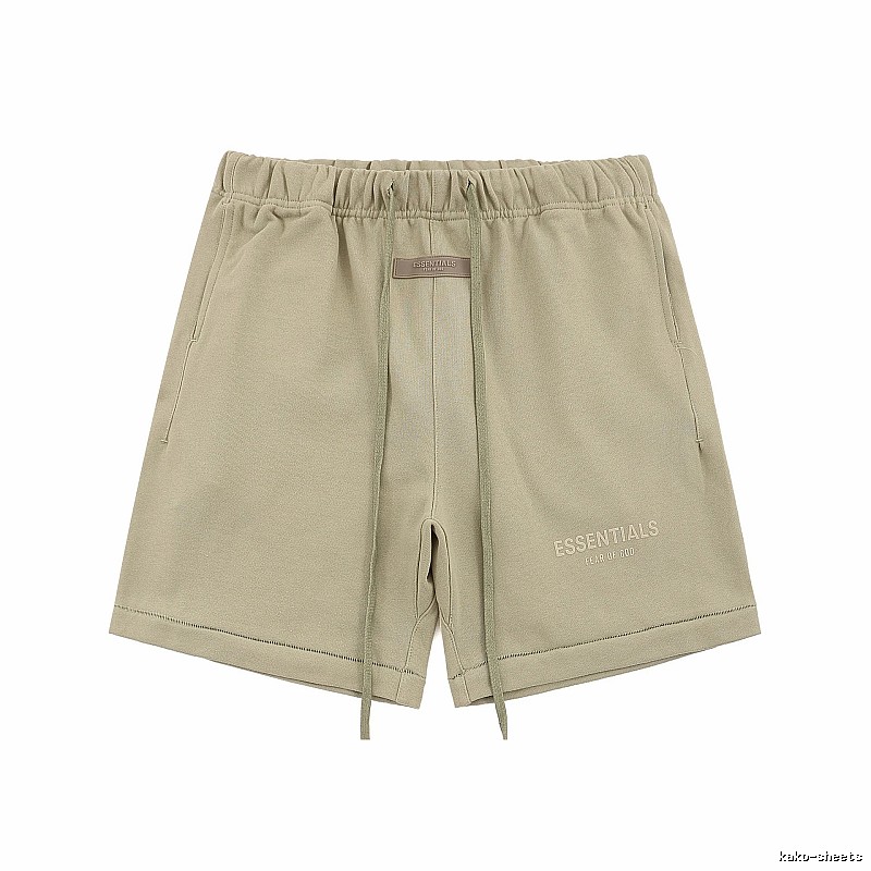 ESSENTIALS Basic Khaki Shorts
