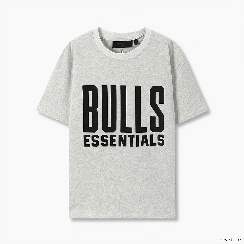 ESSENTIALS Bulls Style Grey T-shirt