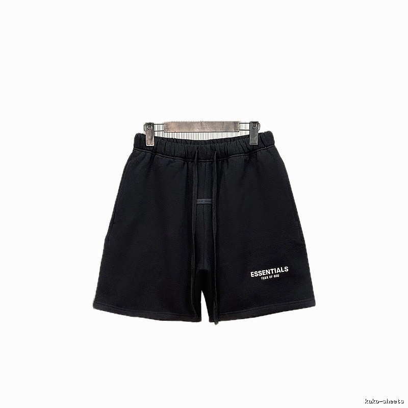 ESSENTIALS casual style black shorts
