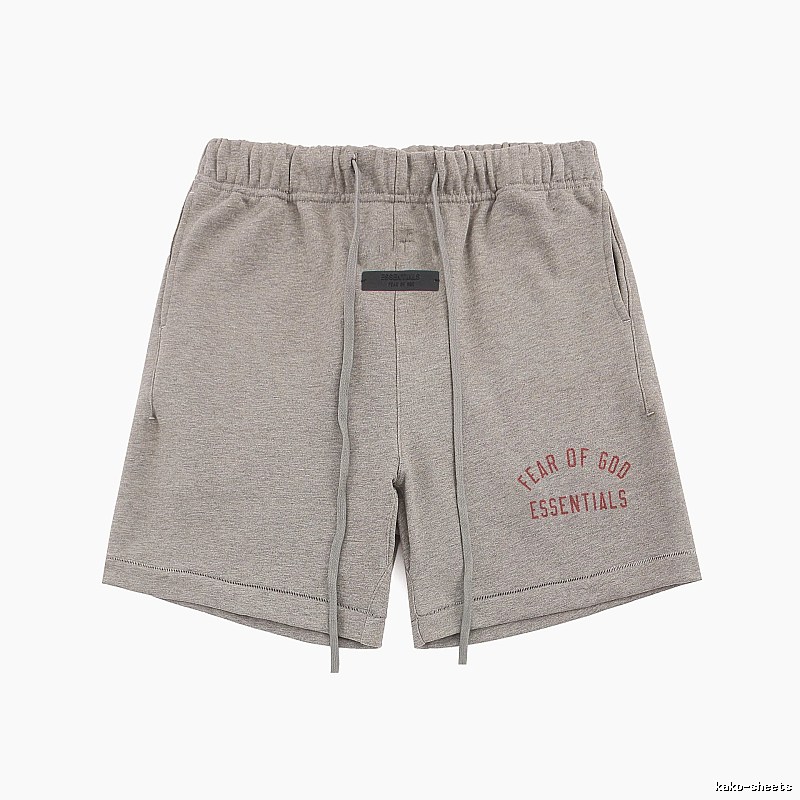 ESSENTIALS casual style grey shorts