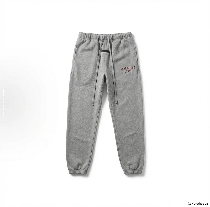 ESSENTIALS casual style grey sweatpants