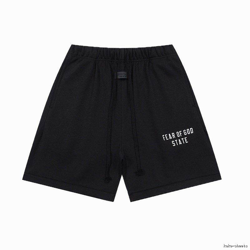 ESSENTIALS minimalist style black shorts