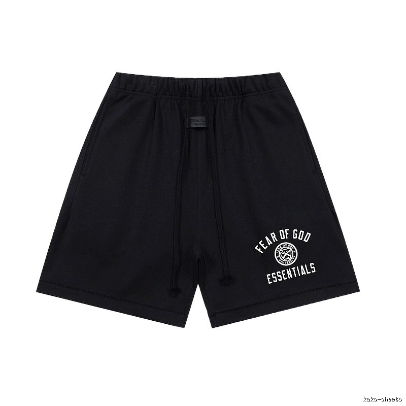 ESSENTIALS minimalist style black shorts