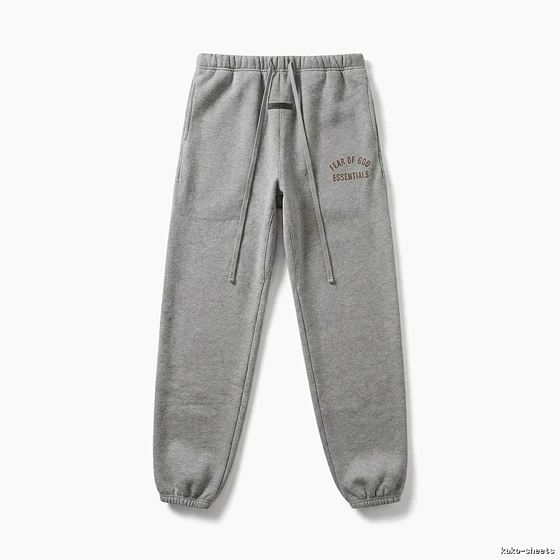ESSENTIALS minimalist style grey sweatpants