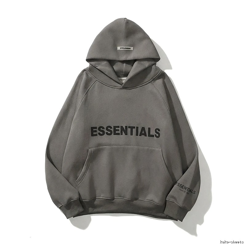 ESSENTIALS minimalist style grey sweatshirt