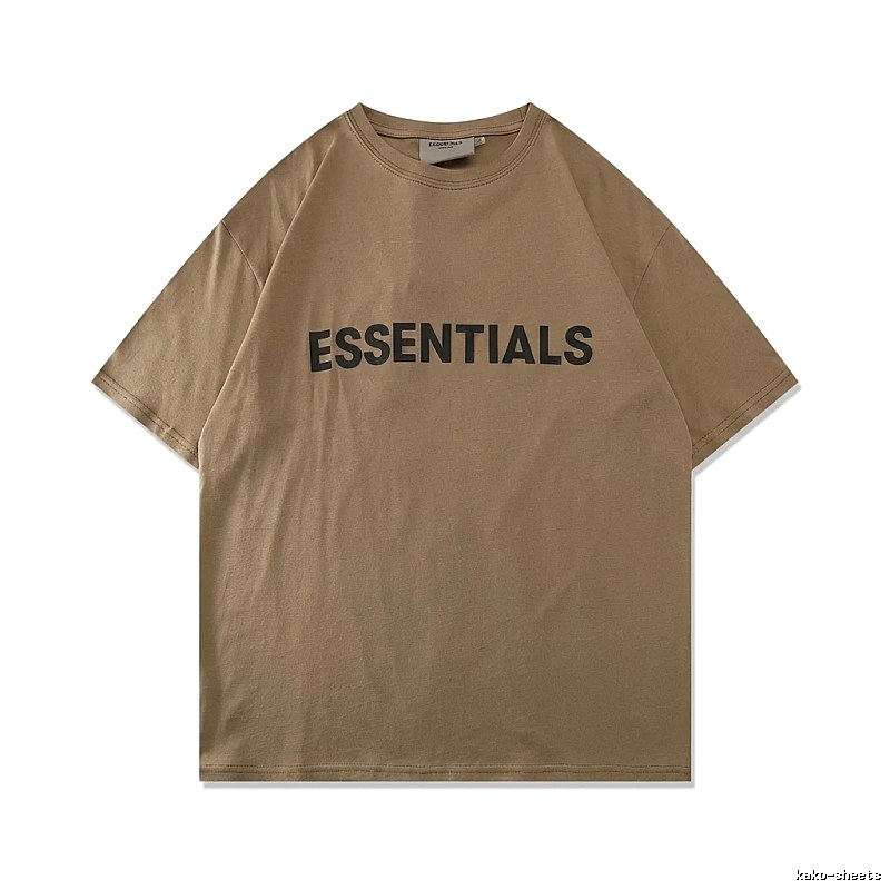 ESSENTIALS Minimalist Style Khaki T-shirt