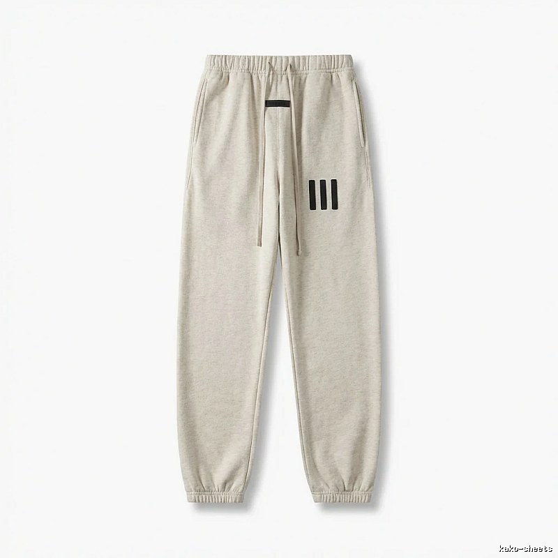 ESSENTIALS minimalist style light gray sweatpants