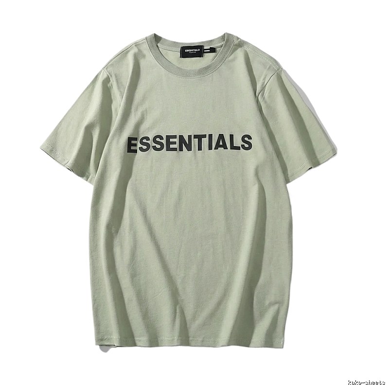 ESSENTIALS minimalist style light green T-shirt
