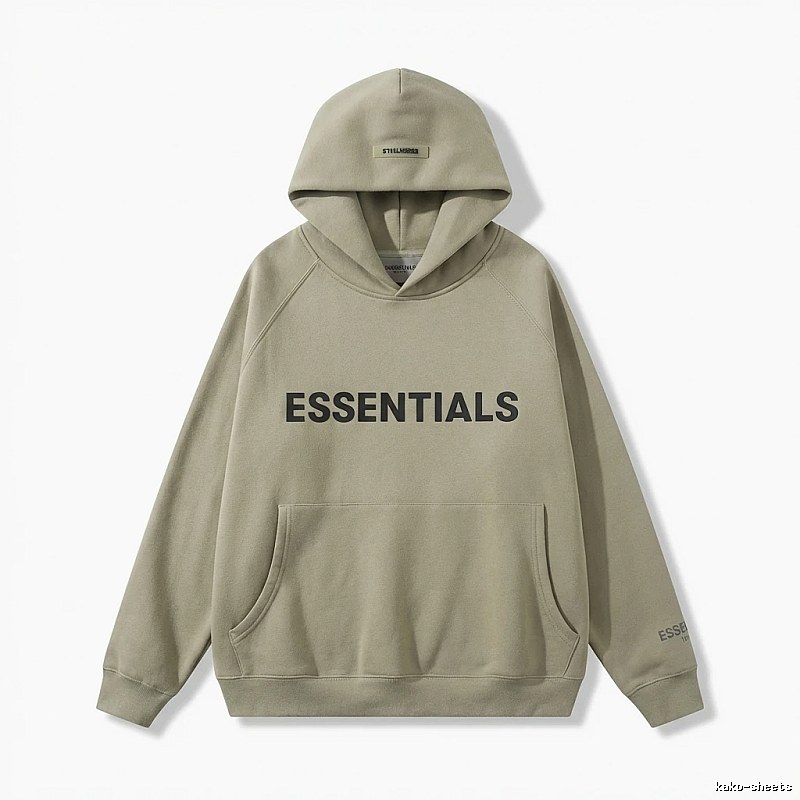 ESSENTIALS Simple Style Grey Hoodie
