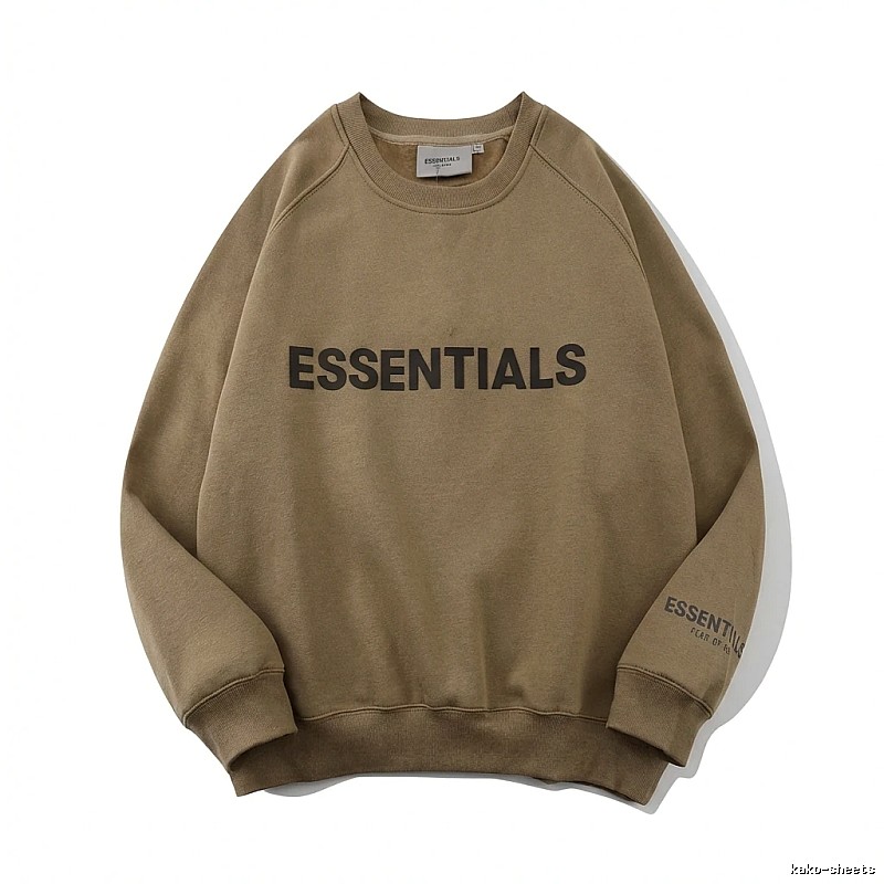 ESSENTIALS Simple Style Khaki Sweatshirt