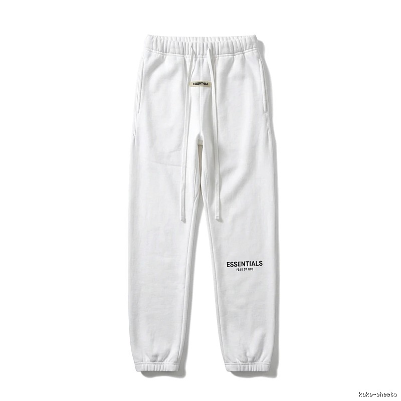 ESSENTIALS Simple Style White Sweatpants