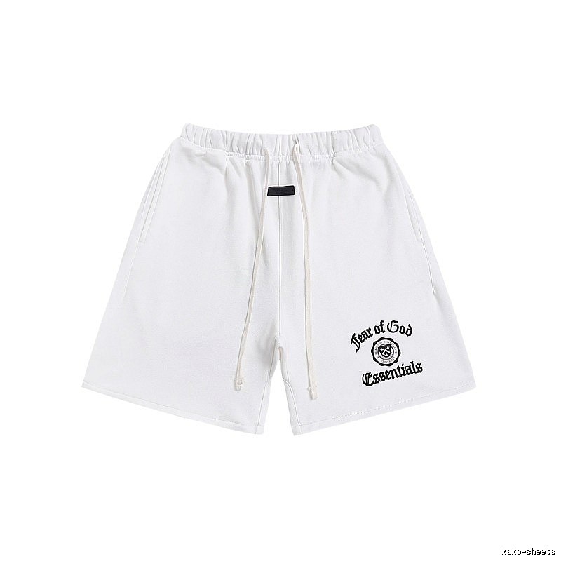 ESSENTIALS Trendy Brand Simple White Shorts