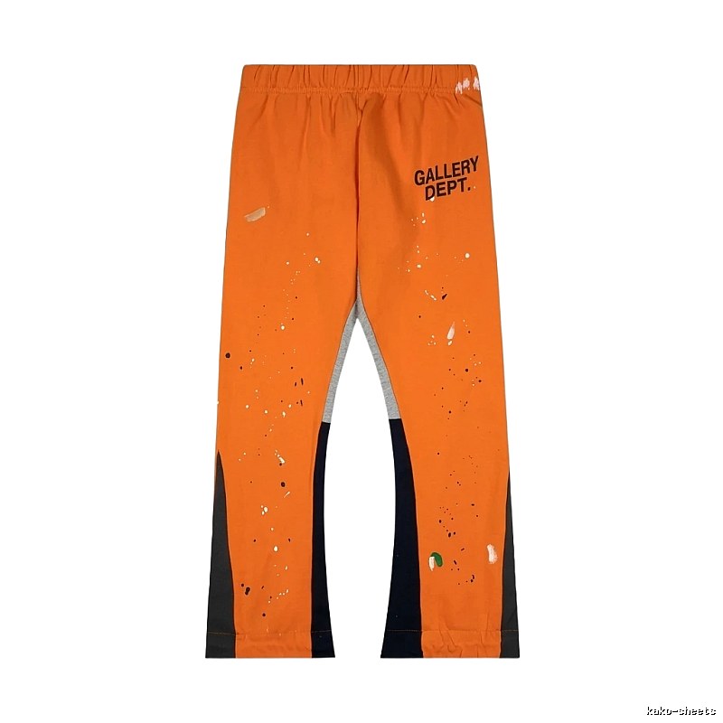 Gallery Dept. Art Graffiti Style Orange Pants