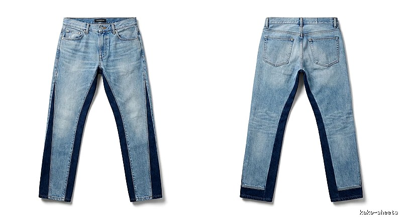 Gallery Dept. Color - Blocked Retro - Style Jeans