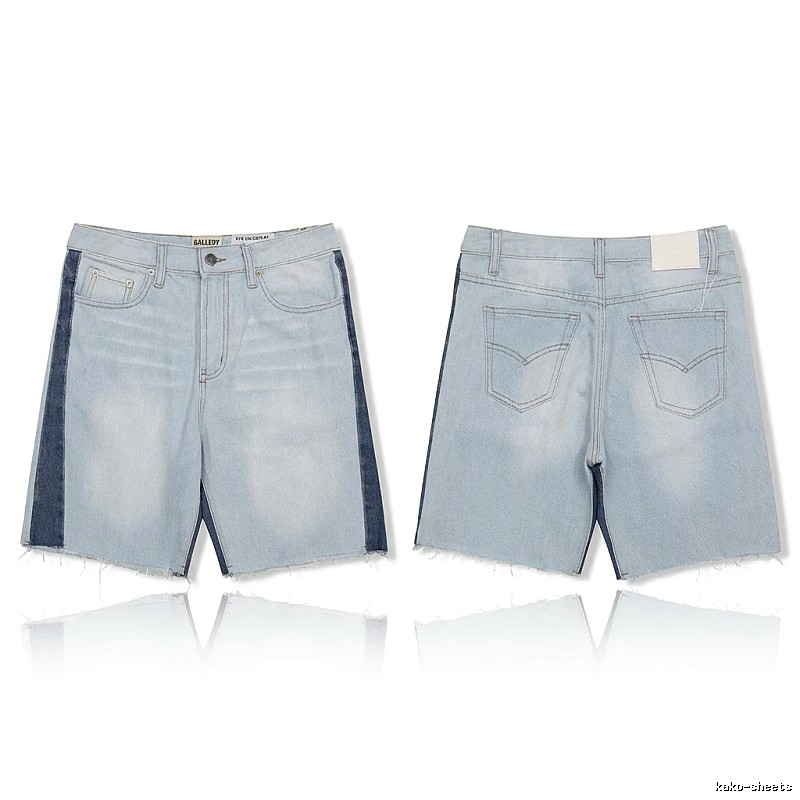 Gallery Dept denim-style light blue shorts