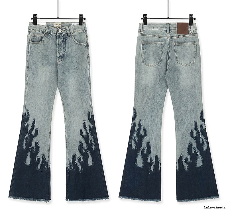 Gallery Dept Flame Wind Blue Jeans