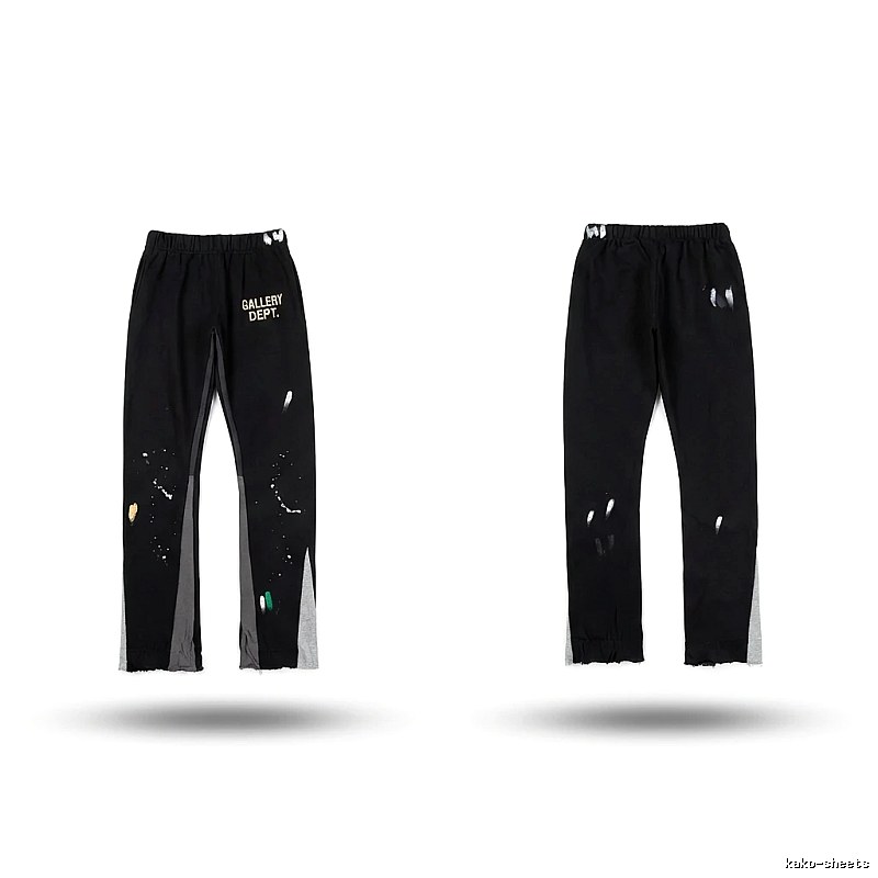 Gallery Dept Graffiti Street Style Black Pants