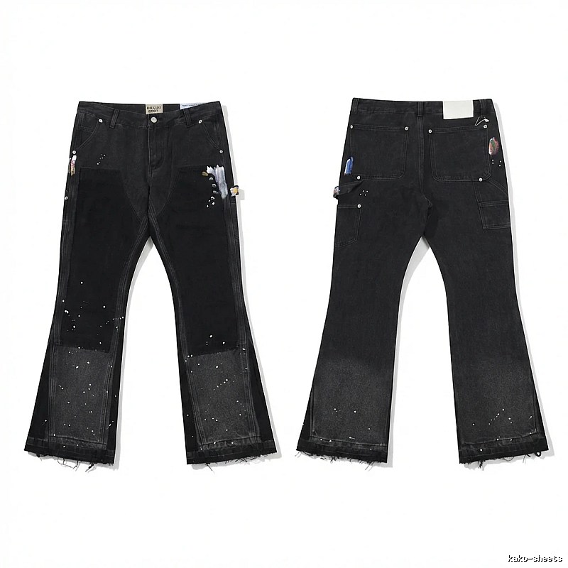 Gallery Dept Graffiti Style Black Jeans