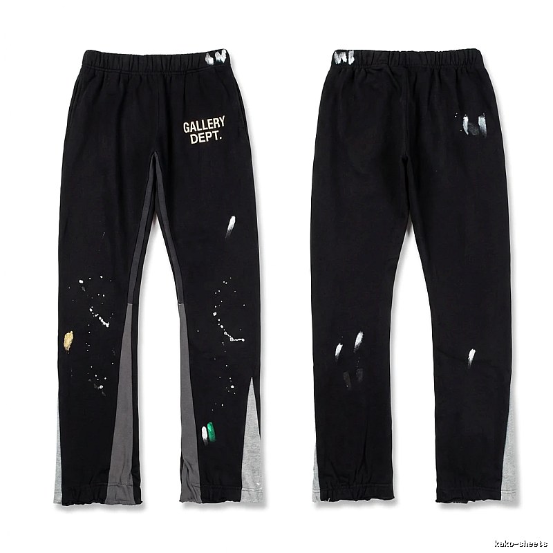 Gallery Dept Graffiti Style Black Long Pants
