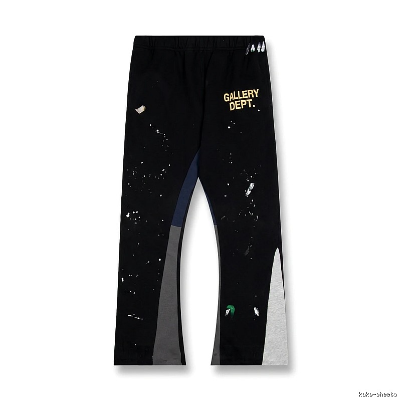 Gallery Dept Graffiti Style Black Trousers