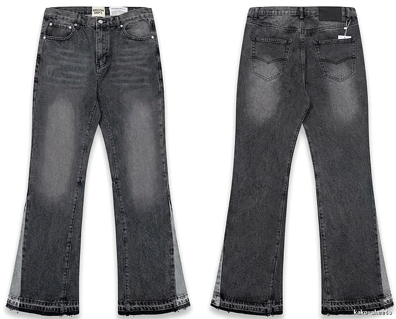 Gallery Dept. Ripped Retro Style Grey Pants