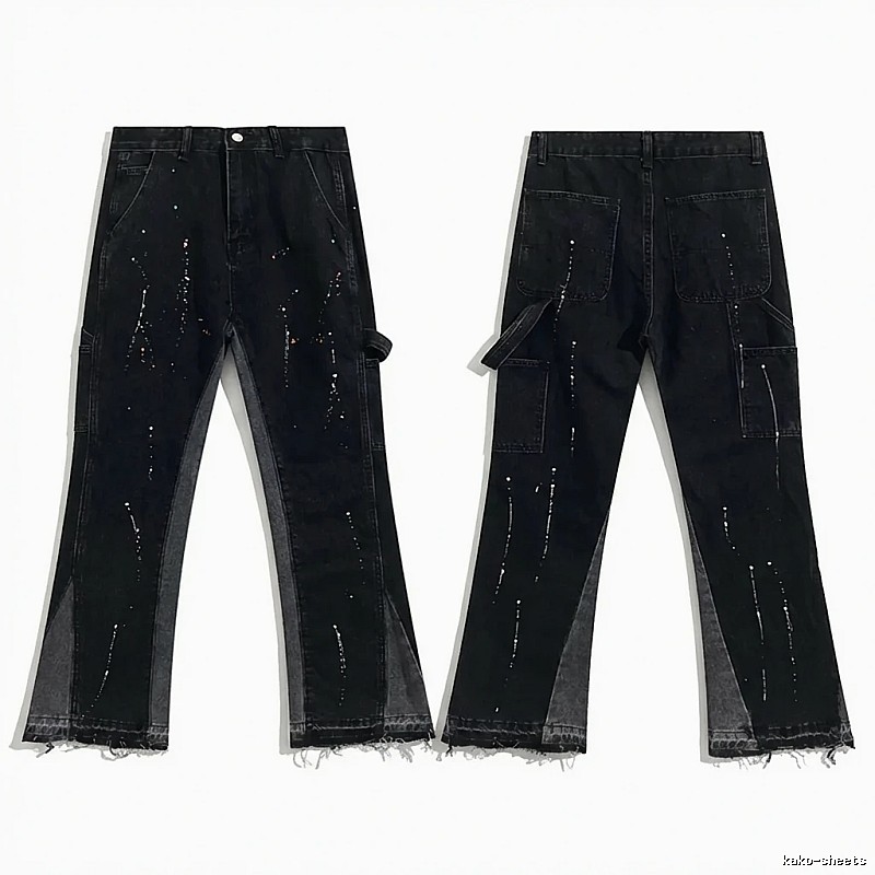 Gallery Dept Workwear Style Black Jeans